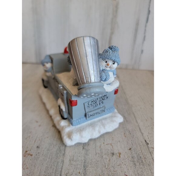 Encore Snowville salt snow buddies musical truck Xmas collectible vintage - Picture 8 of 10